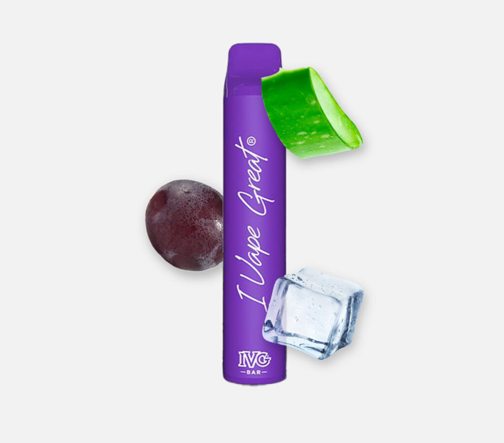 Einweg e-Zigarette IVG aloe grape ice plus 800 kaufen