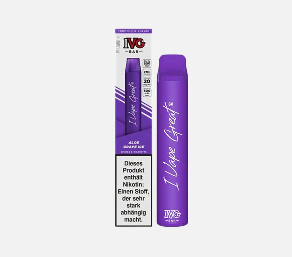 IVG Bar Plus Aloe Grape Ice E-Shisha kaufen