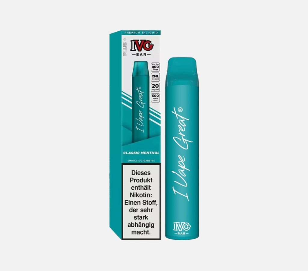 IVG Bar Plus Classic Menthol E-Shisha kaufen