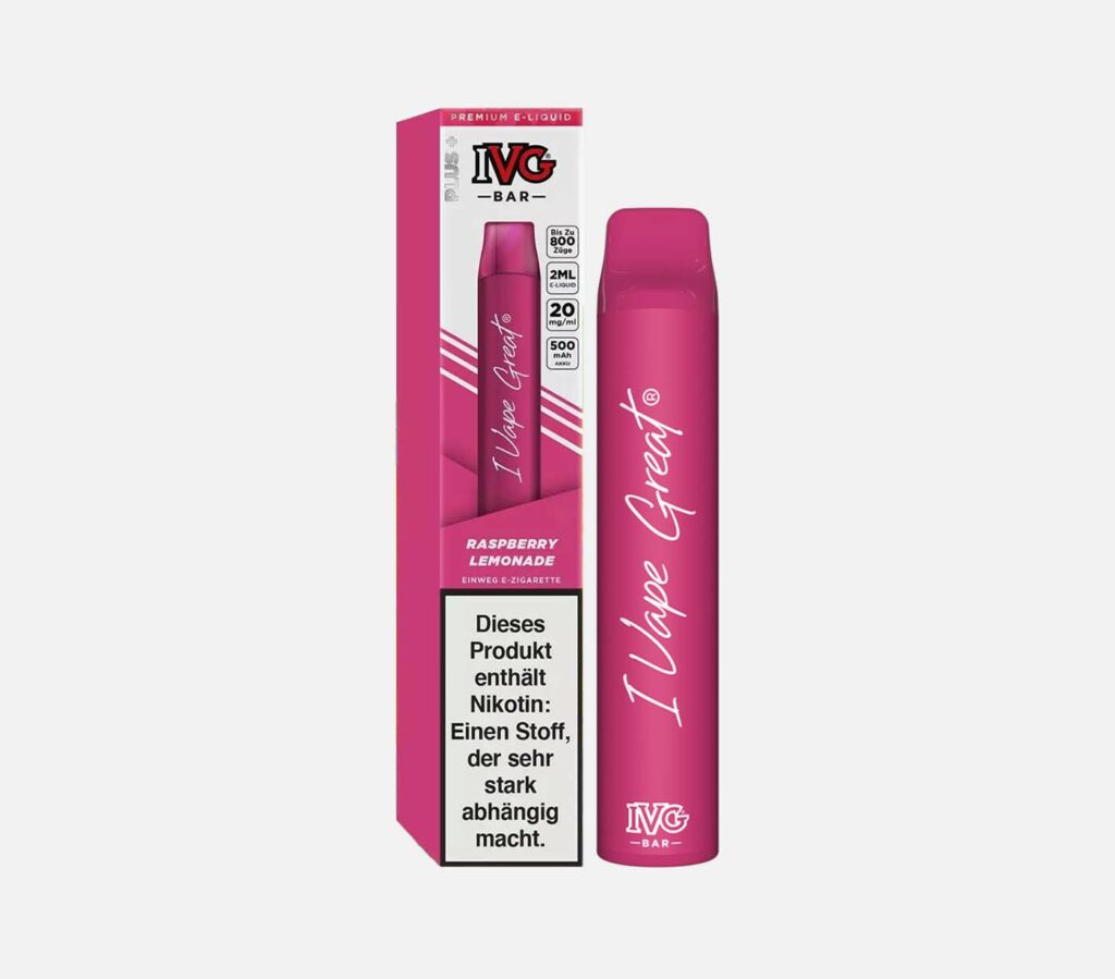 IVG Bar Plus Raspberry Lemonade E-Shisha kaufen