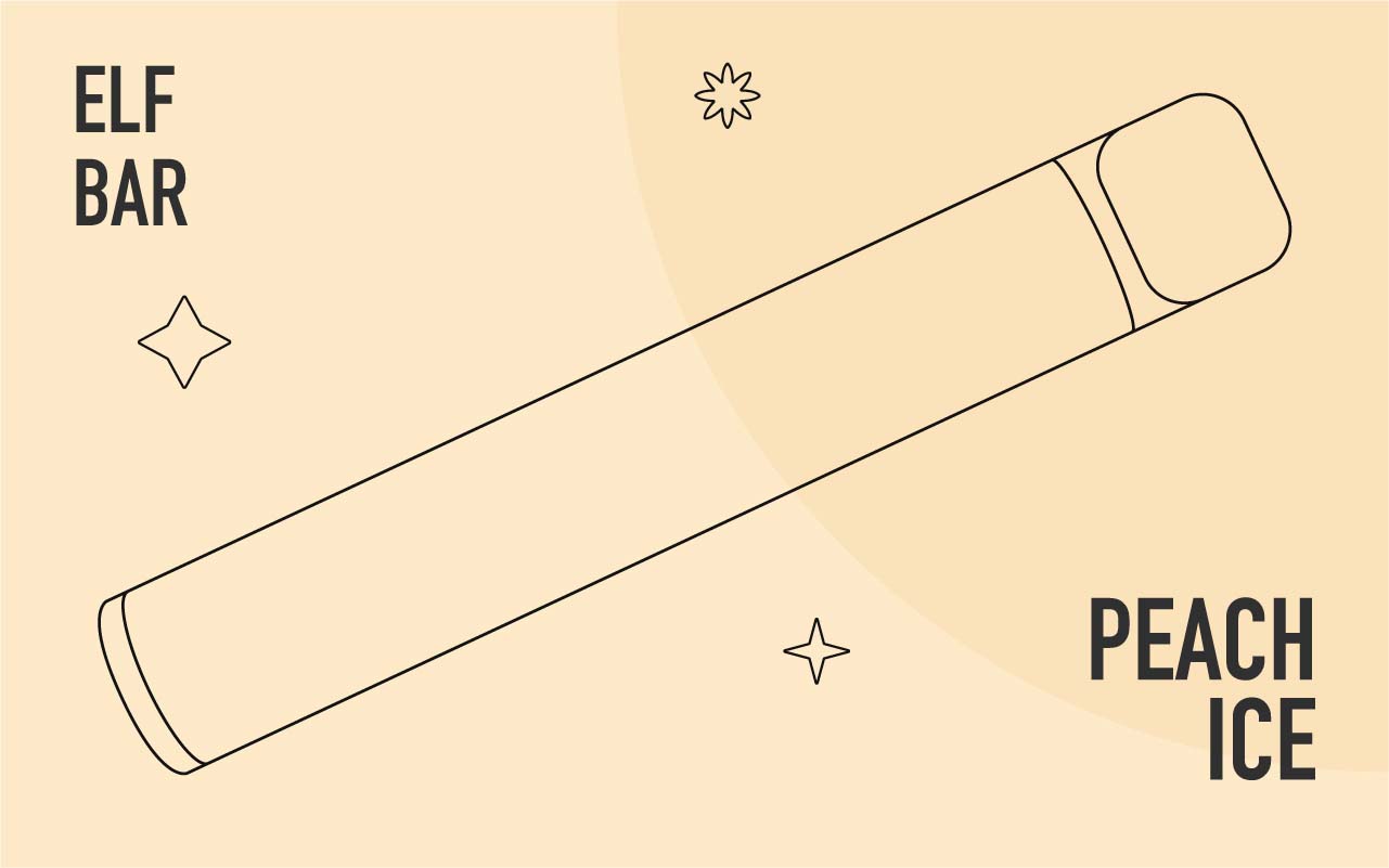 Markenbeschreibung: Peach Ice - Elf Bar