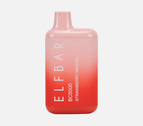 ELFBAR BC5000 Strawberry Mango E-Shisha 20 mg/ml Nikotin, Einweg E-Zigarette kaufen