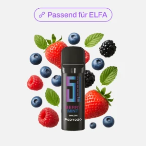 5EL POD2GO Nikotinfrei Pods - Berry Mint