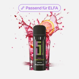 5EL POD2GO Nikotinfrei Pods - Pink Lemonade