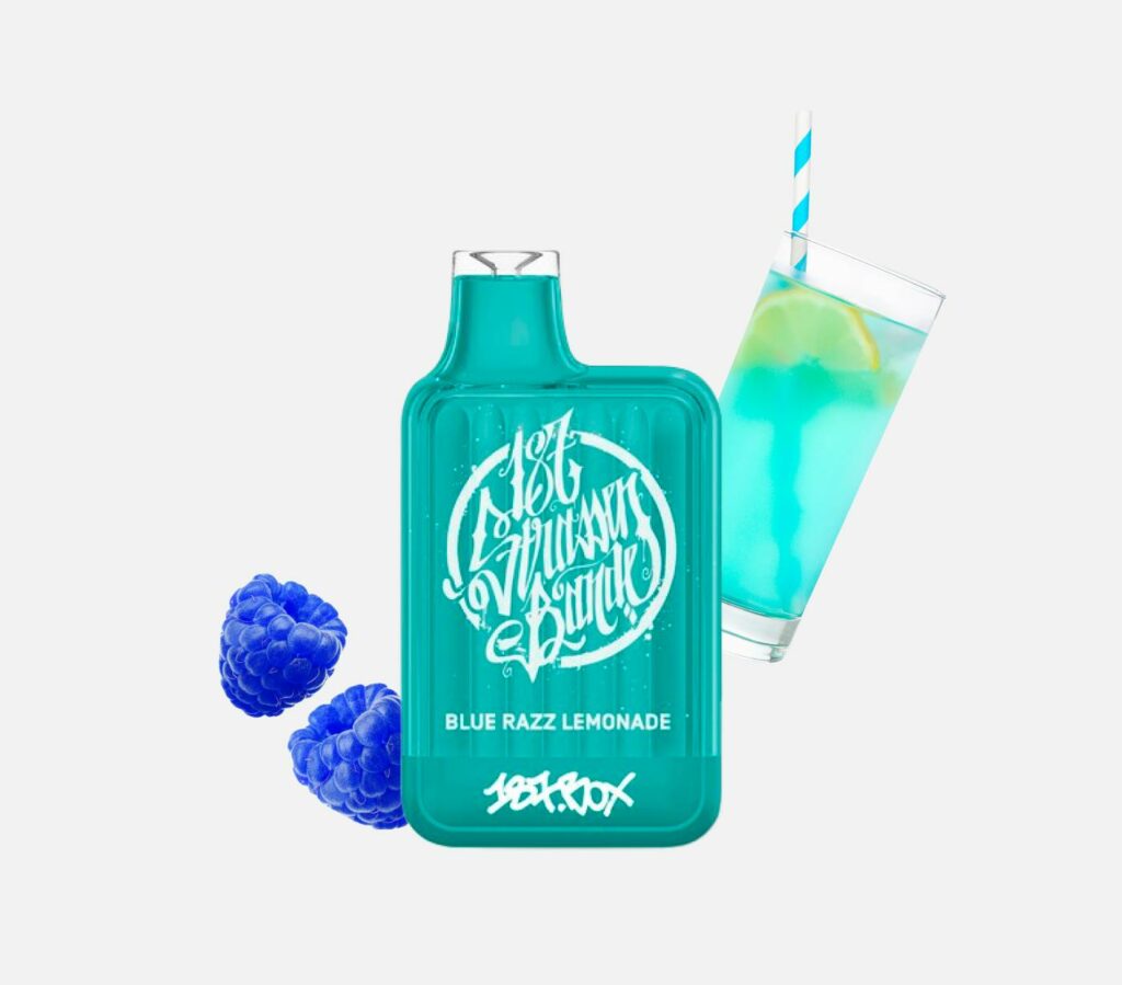 187 Vape Box Blue Razz lemonade E-Shisha