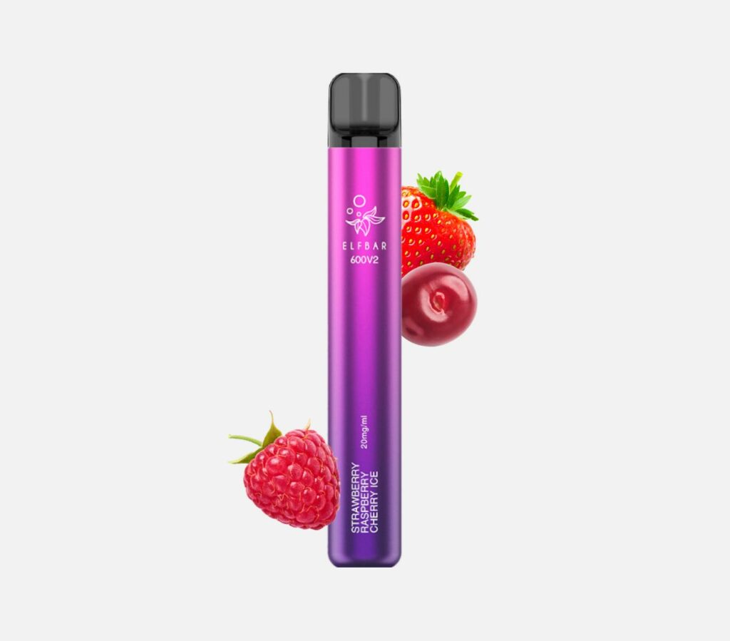 Elfbar 600 V2 Einweg Vape-strawberry raspberry cherry ice kaufen