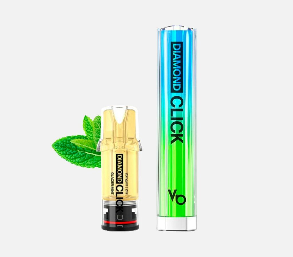 Vapes Bars Diamond Click Pod Kit-Glacier Mint + Green Lagoon kaufen