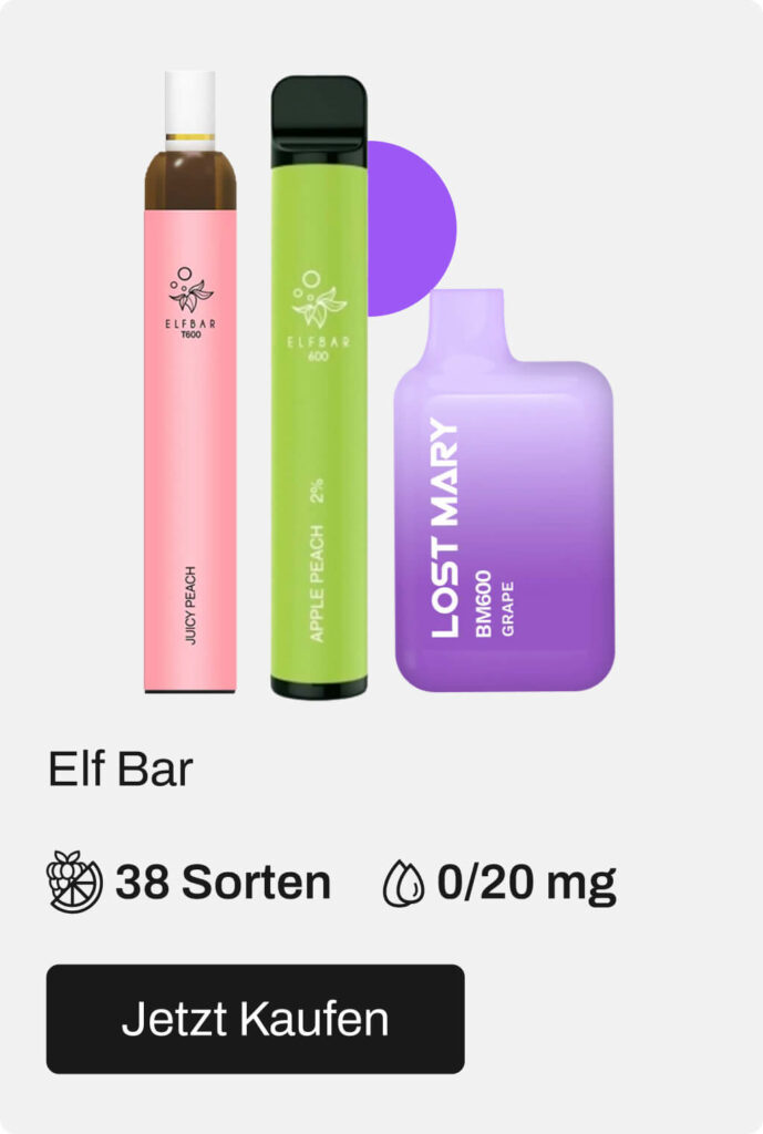 Beste Einweg e-Zigarette