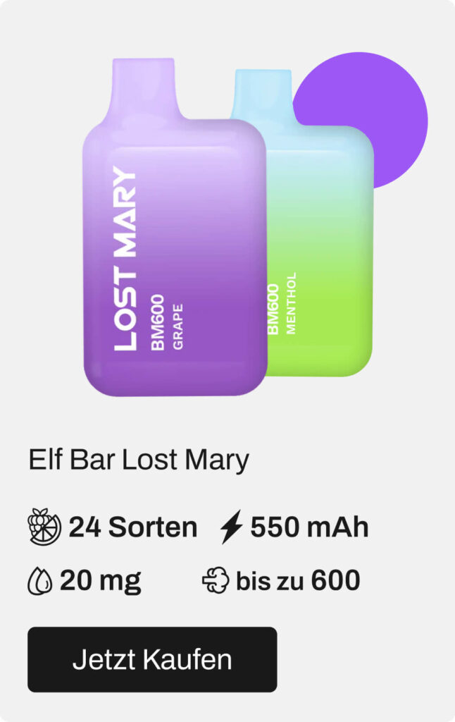 Elf Bar Lost Mary BM600 Einweg e-Zigarette