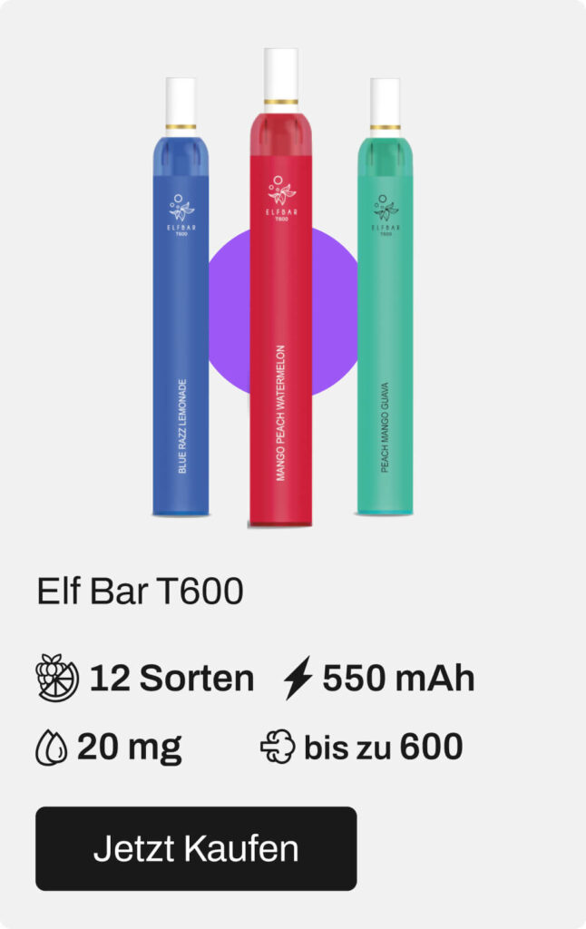 Elf Bar T600 Einweg e-Zigarette