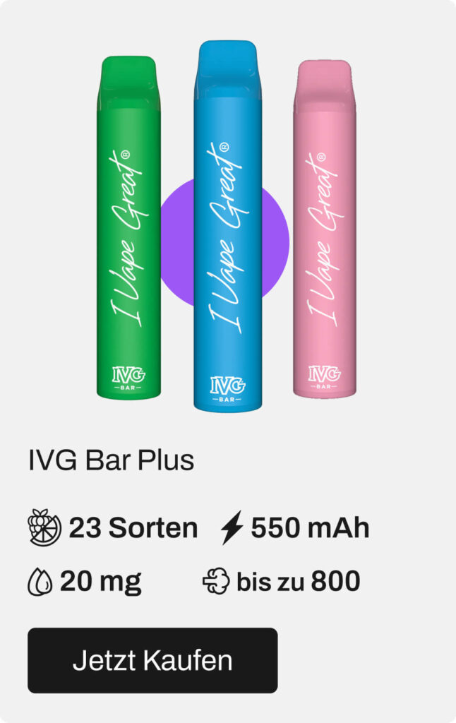 IVG Bar Einweg e-Zigarette