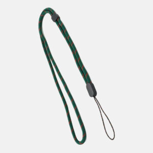 Vape-Lanyard mit Sicherheits-Silikonring - Grün-Rot