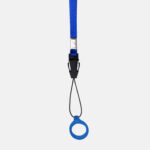 Vape-Lanyard mit Sicherheits-Silikonring-Tragegurte aus Textil-halfblau kaufen