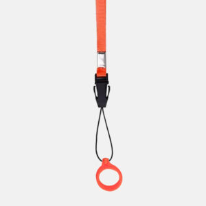 Vape-Lanyard mit Sicherheits-Silikonring - Orange