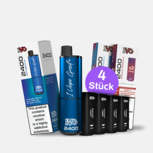 IVG 2400 Pods (4 stk.) + Akku Kit