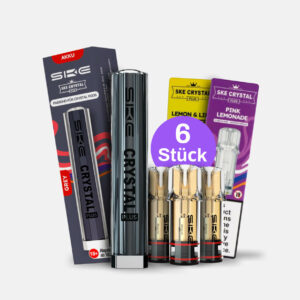 Ske Crystal Plus 6 Pods + Akku Bundle