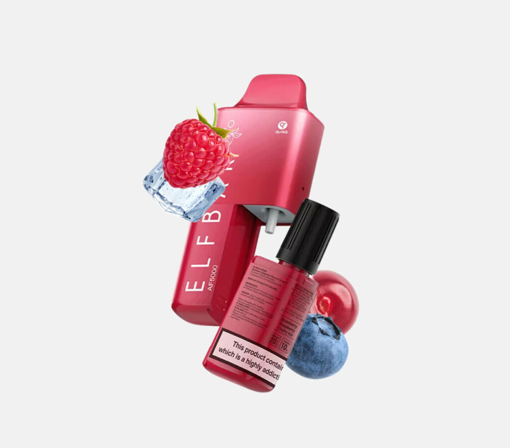 elfbar af5000-strawberry raspberry cherry ice kaufen