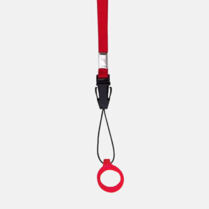Vape-Lanyard mit Sicherheits-Silikonring - Braun
