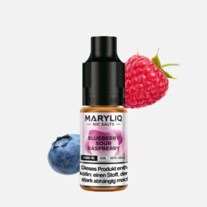 Maryliq Nikotinsalz E-Liquids by Elfbar Lost Mary Blueberry Sour Raspberry, 2% / 20 mg