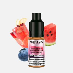 Maryliq Nikotinsalz E-Liquids by Elfbar Lost Mary Blueberry Watermelon Lemonade, 1% / 10 mg