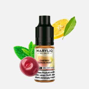Maryliq Nikotinsalz E-Liquids by Elfbar Lost Mary Cherry Lemon Mint, 1% / 10 mg