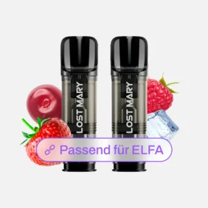 Lost Mary Tappo Pods 20 mg/ml - Strawberry Raspberry Cherry Ice
