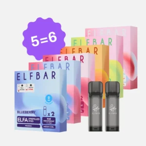 6 ELFA Pods Nikotinfrei zum Preis von 5