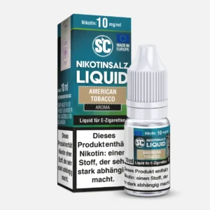 SC Liquids American Tobacco, 1% / 10 mg