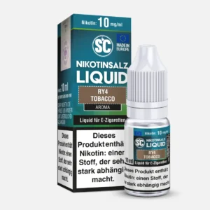 SC Liquids RY4 Tobacco, 1% / 10 mg