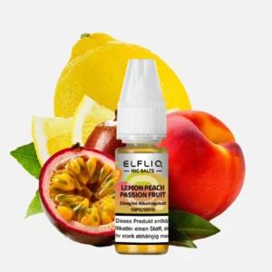 ELFLIQ Nikotinsalz Liquid 10mg - Lemon Peach Passion Fruit