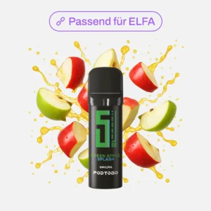 5EL POD2GO Nikotinfrei Pods - Green Apple Splash