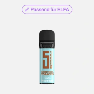 5EL POD2GO Nikotinfrei Pods - Tabak Menthol