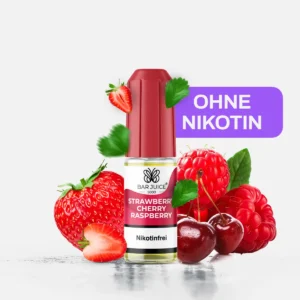 Bar Juice 5000 Nikotinsalz Liquid ohne Nikotin - Strawberry Cherry Raspberry