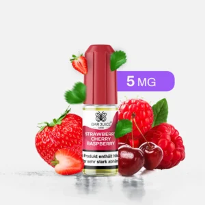 Bar Juice 5000 Nikotinsalz Liquid 5mg - Strawberry Cherry Raspberry