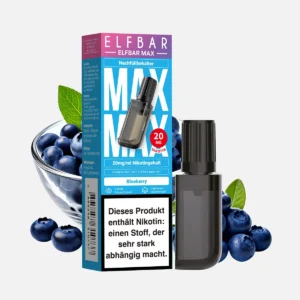 ELFBAR MAX Pods 20mg Nikotin - Blueberry