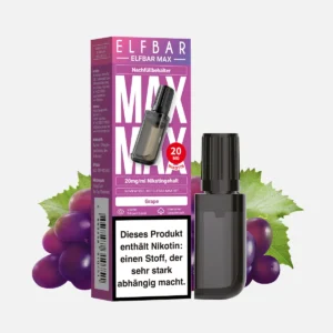 ELFBAR MAX Pods 20mg Nikotin - Grape