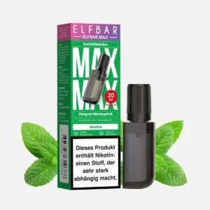 ELFBAR MAX Pods 20mg Nikotin - Menthol