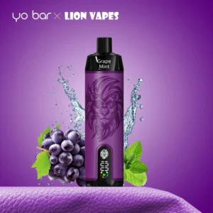 Yo Bar x Lion Vapes 0mg - Grape Mint