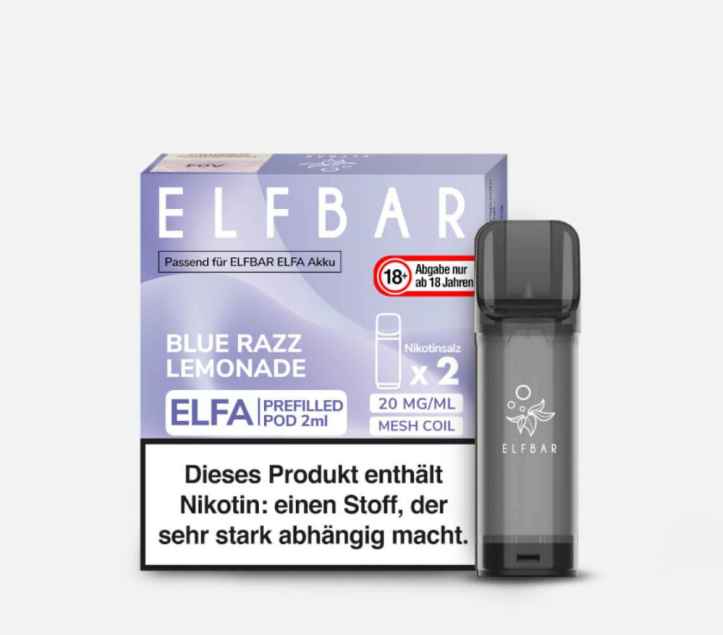 Elf Bar Elfa Blue Razz Lemonade Prefilled Ersatz Pod kaufen