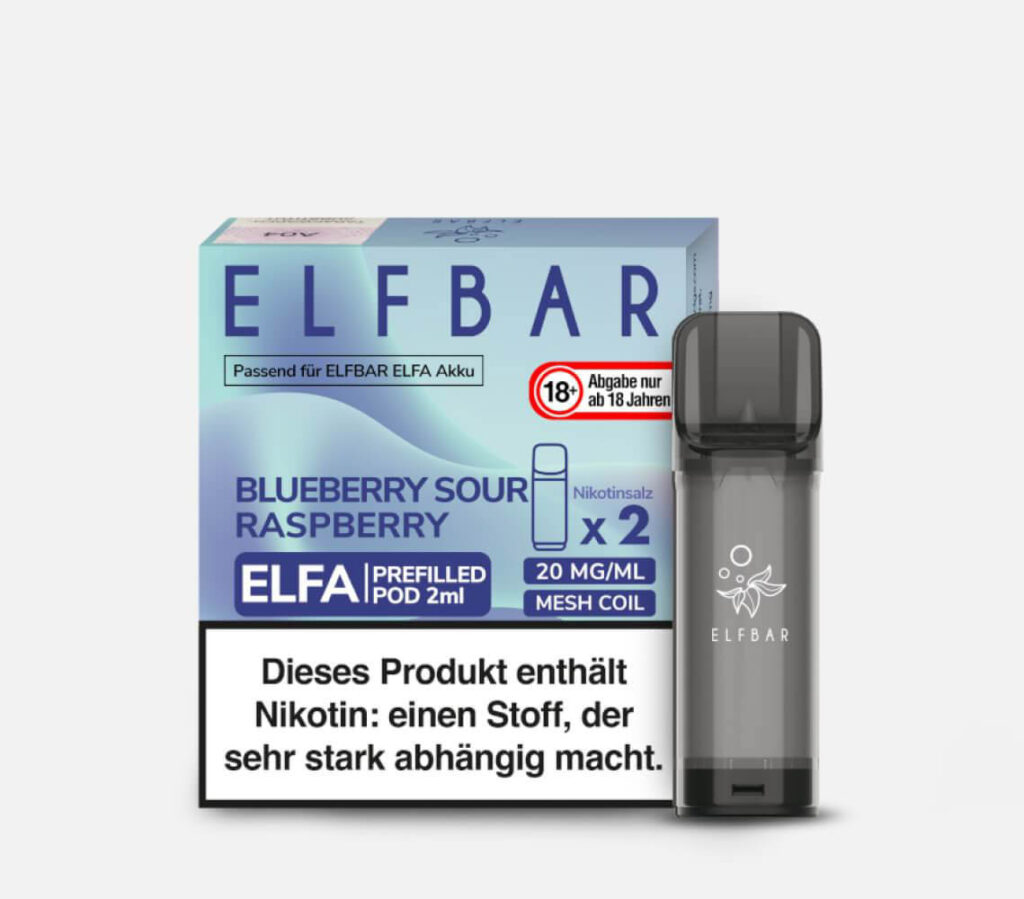 Elf Bar Elfa Blueberry Sour Raspberry Prefilled Ersatz Pod kaufen
