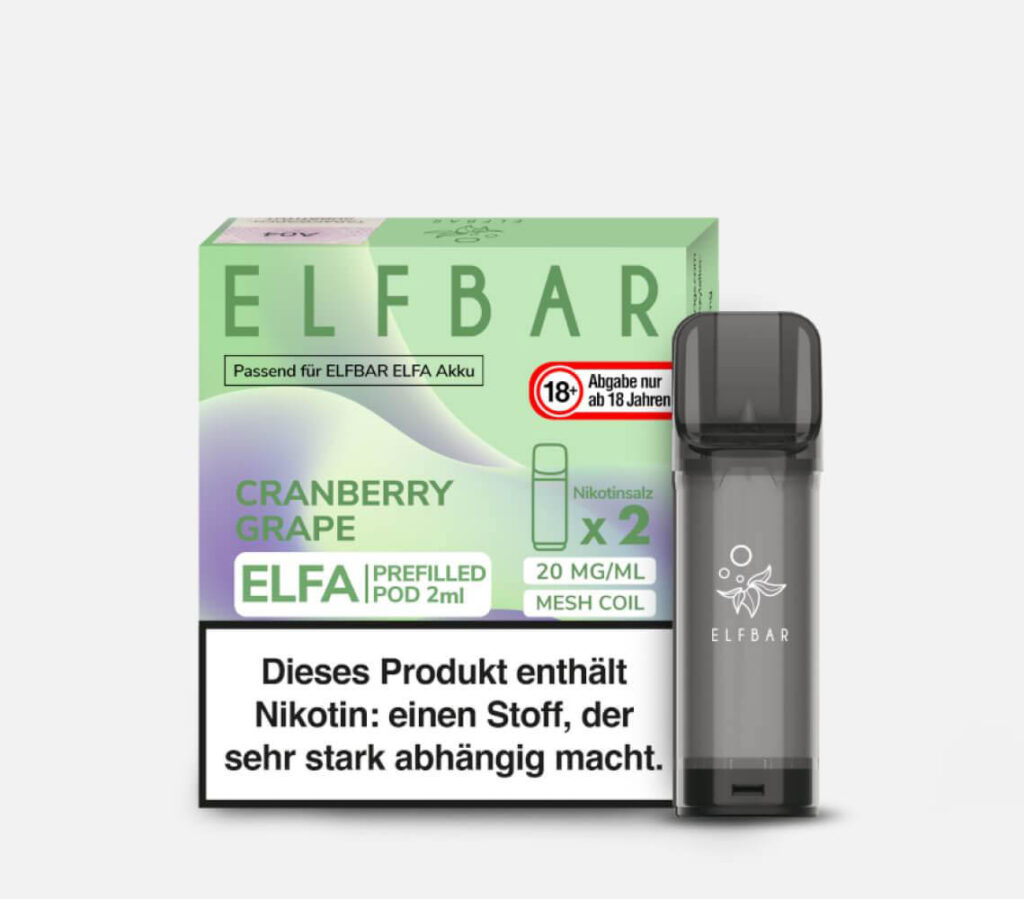 Elf Bar Elfa Cranberry Grape Prefilled Ersatz Pod kaufen