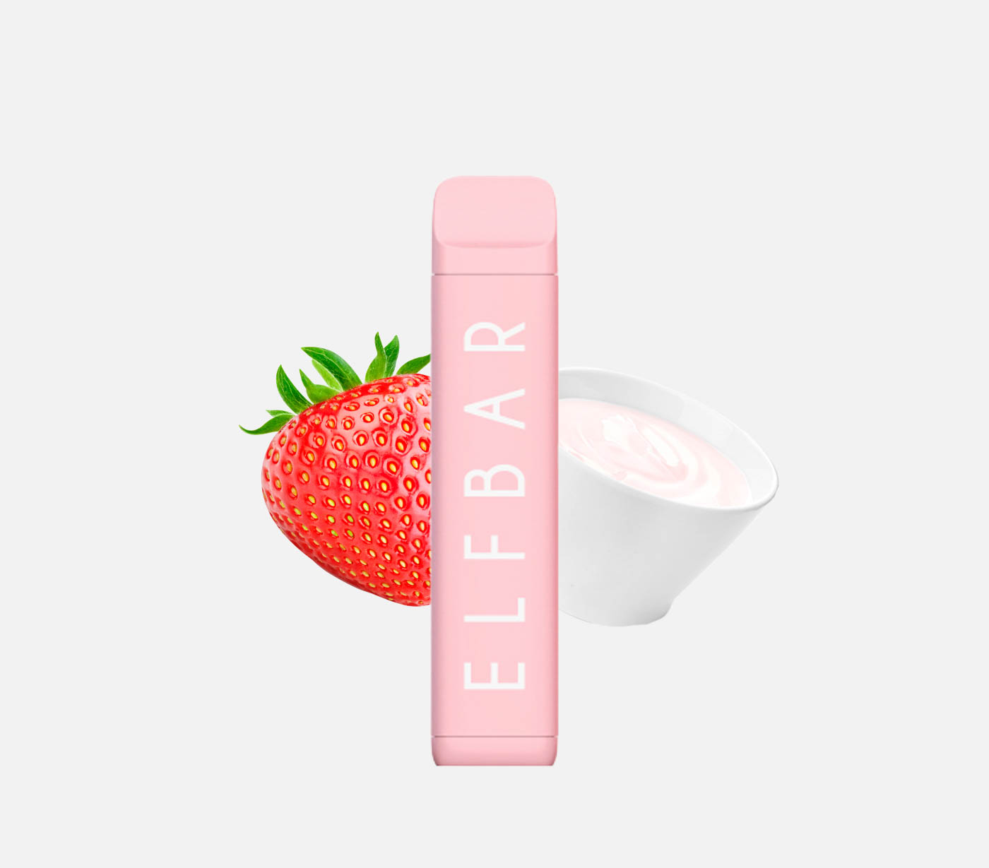 Elf Bar NC600 STRAWBERRY YOGURT E-Shisha 20 mg/ml Nikotin 600 Züge