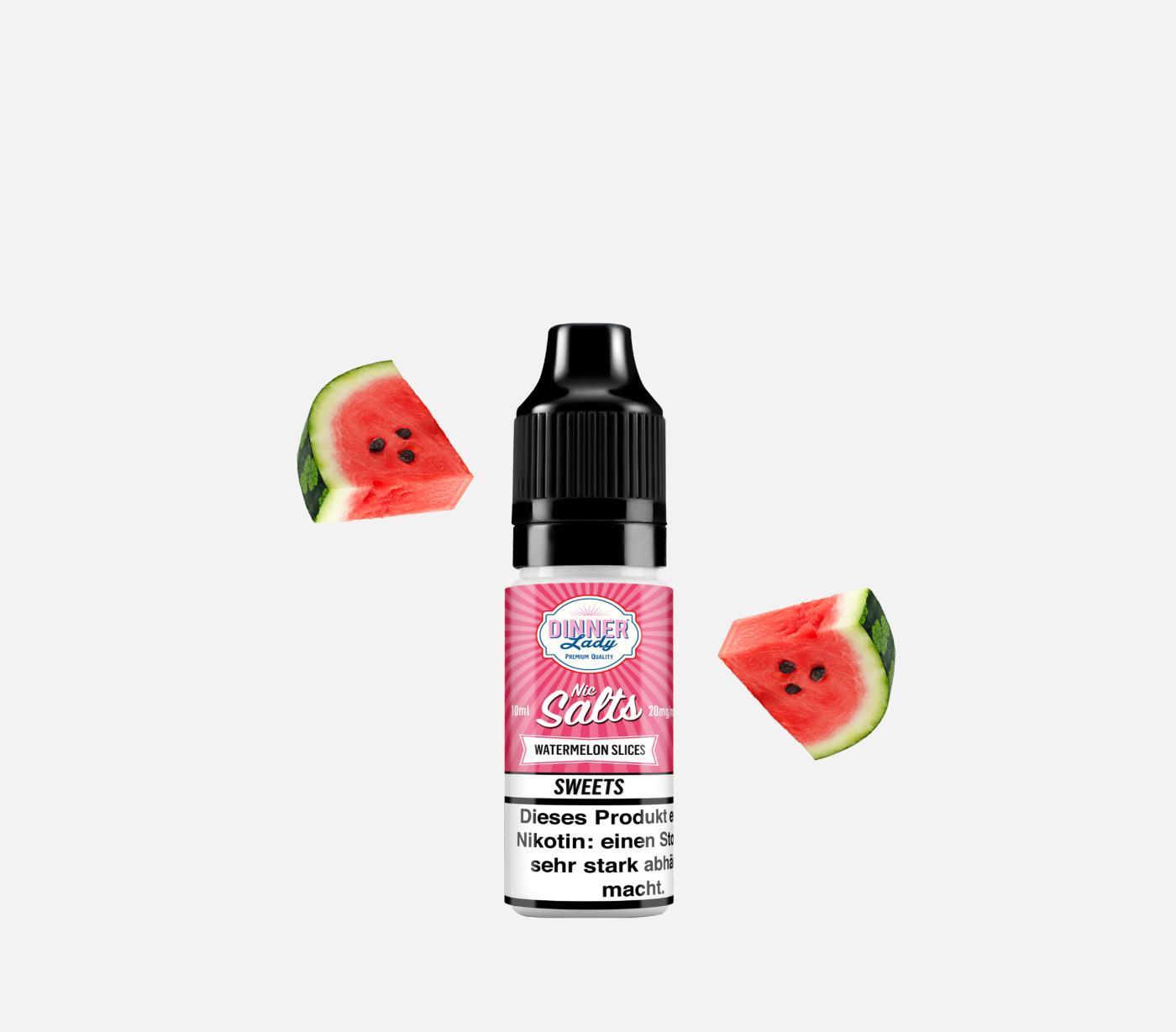 Dinner Lady Nikotinsalz E-Liquid Watermelon slices kaufen