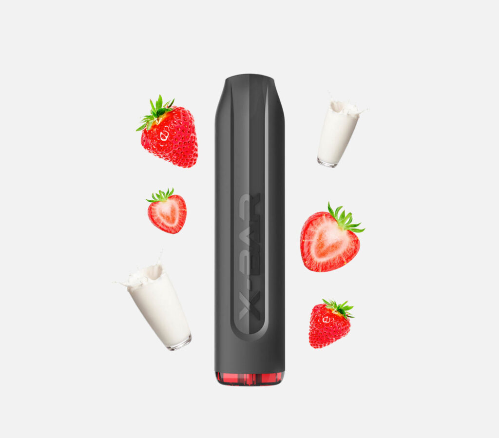 X-BAR Nikotinfrei Einweg E-Shisha Strawberry Milkshake kaufen
