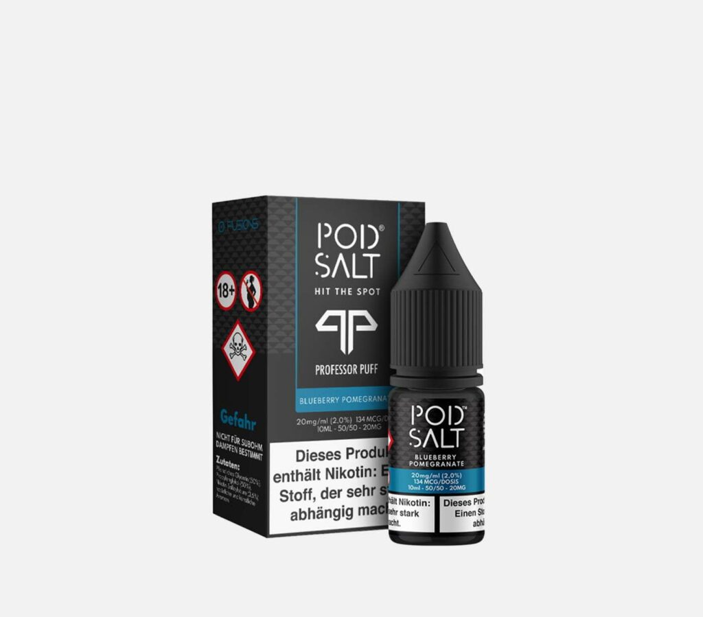 Pod Salt Fusion Nikotinsalz Liquid 20 mg/ml – Blueberry Pomegranate kaufen
