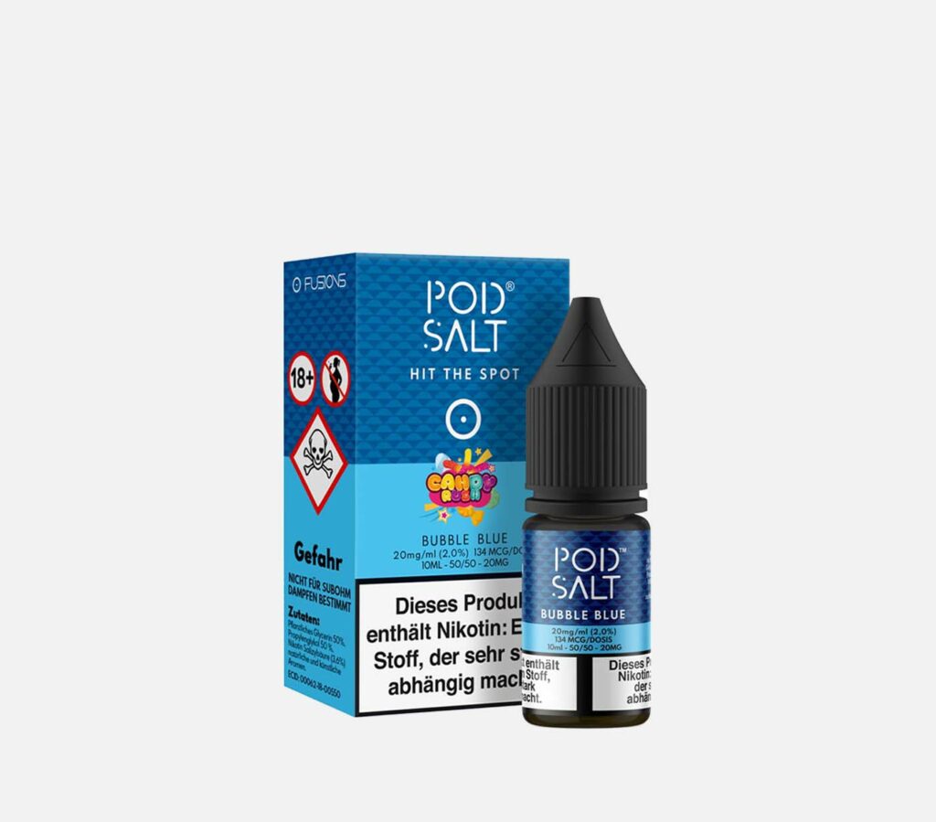 Pod Salt Fusion Nikotinsalz Liquid 20 mg/ml – Bubble Blue kaufen