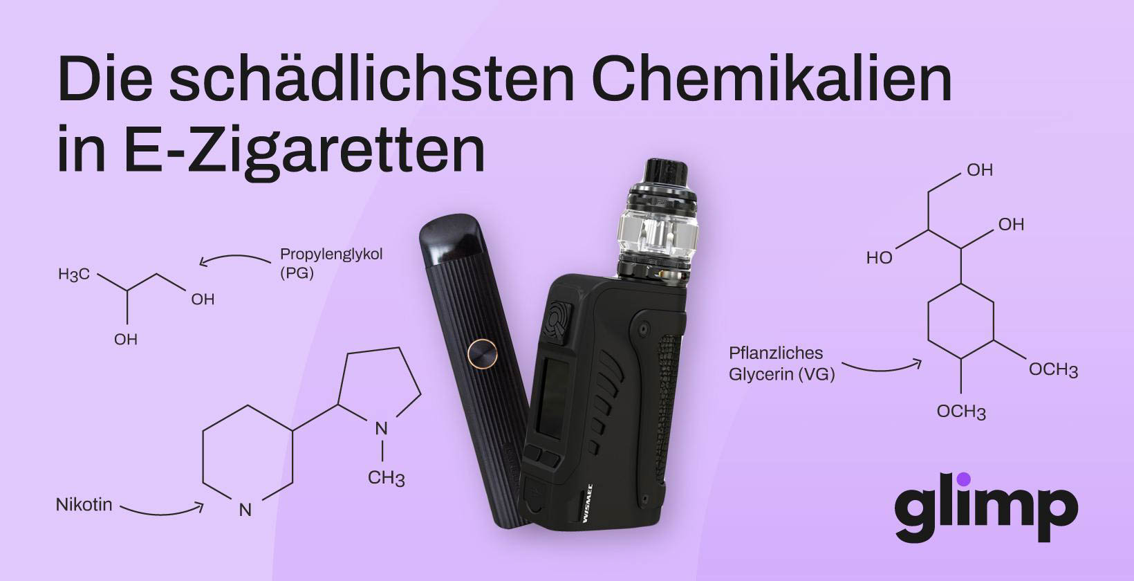 Chemikalien in E-Zigaretten