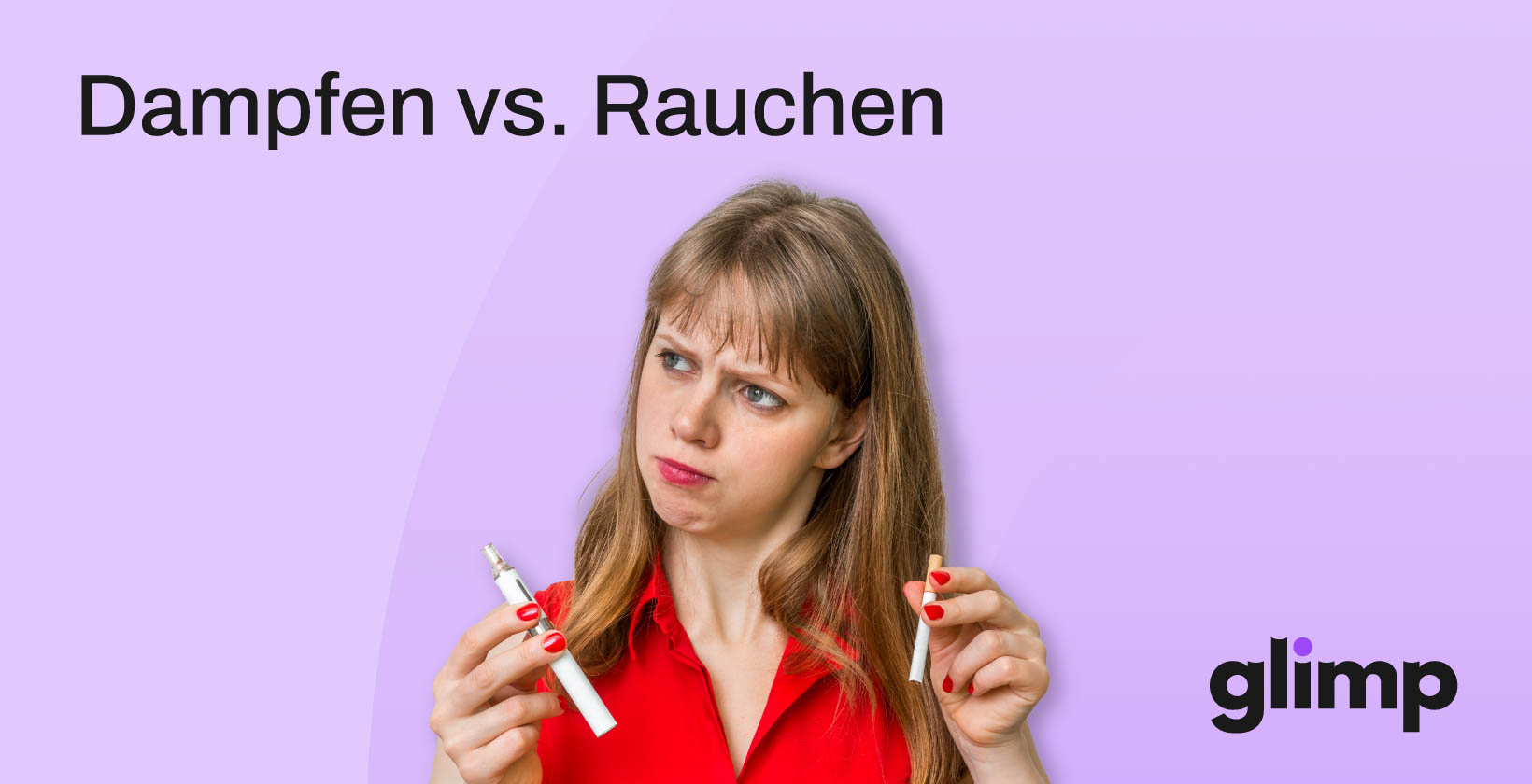 Dampfen vs. Rauchen