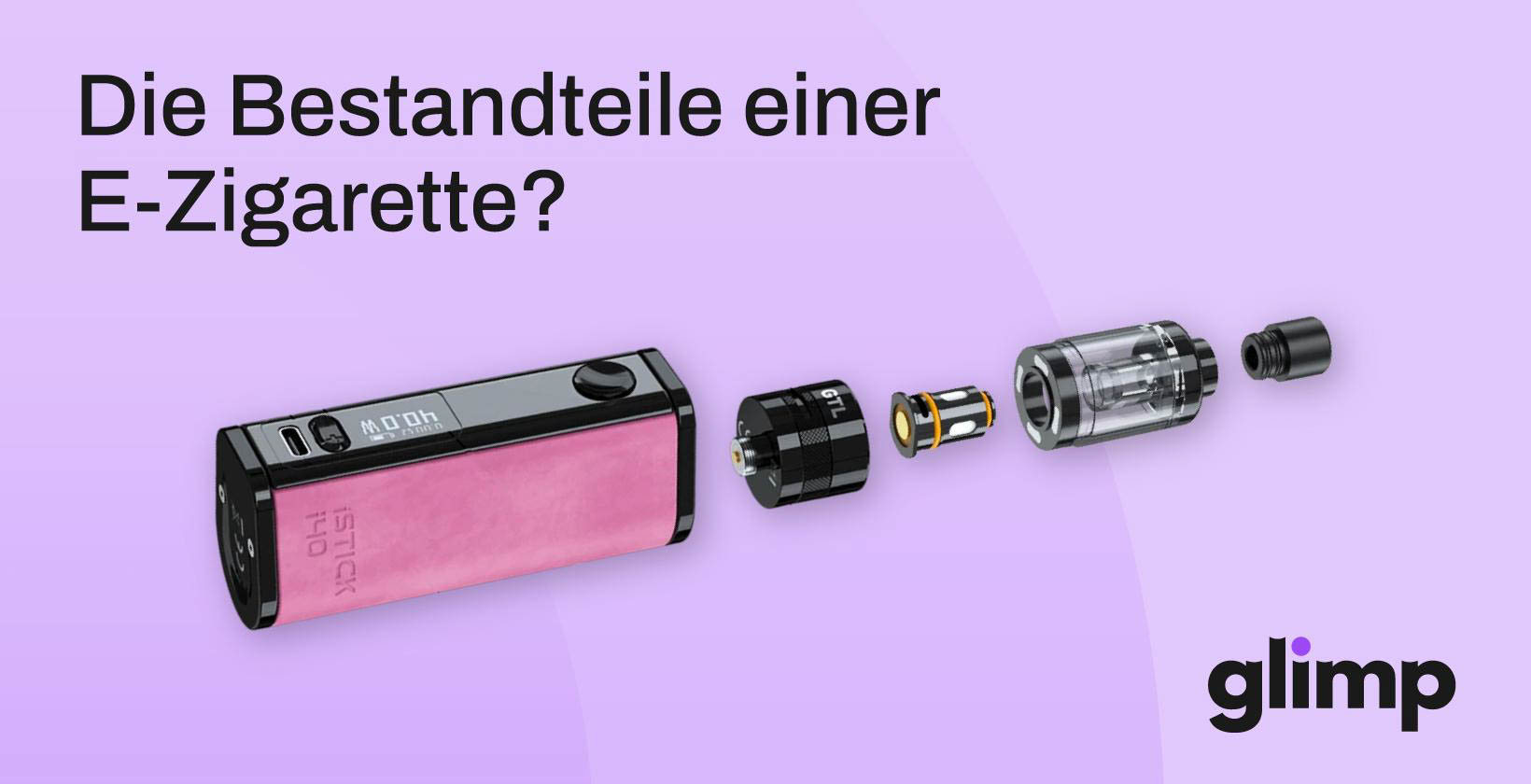 Die Bestandteile einer E-Zigarette