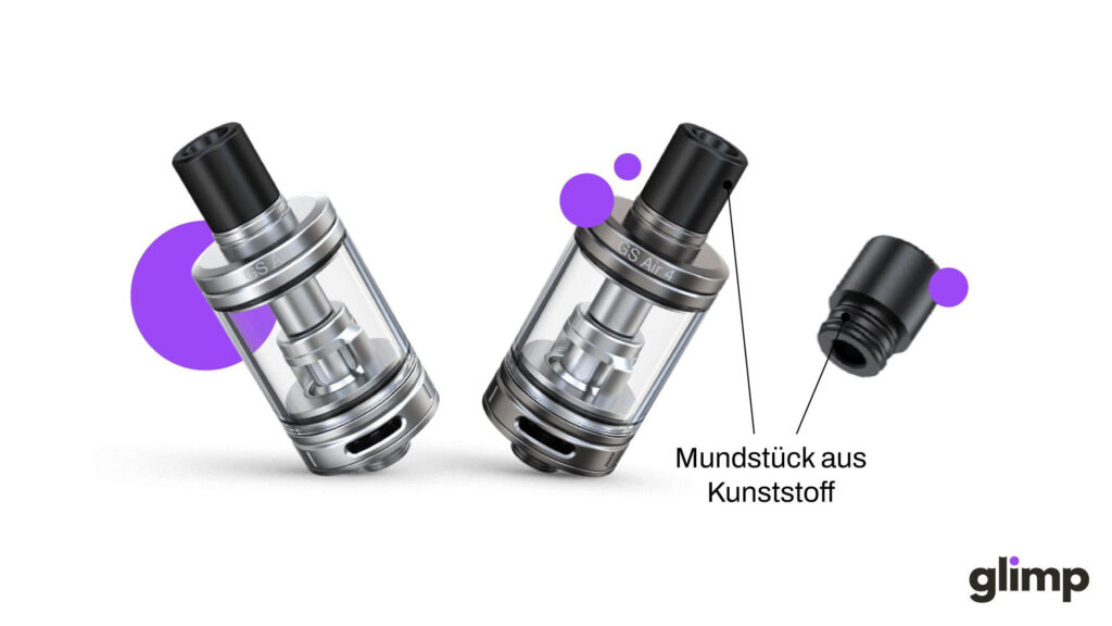 Mundstück aus Kunststoff